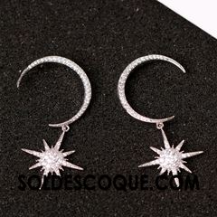 Boucles D'oreilles Femme Tempérament Accessoires Rouge Réseau Mode En Vente