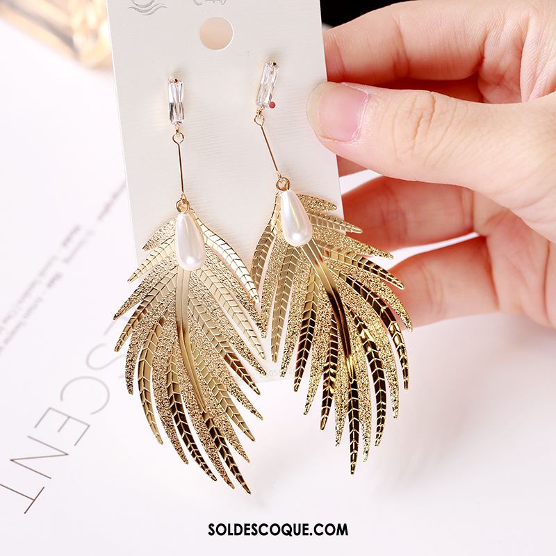 Boucles D'oreilles Femme Tempérament Accessoires Rouge Réseau Mode En Vente