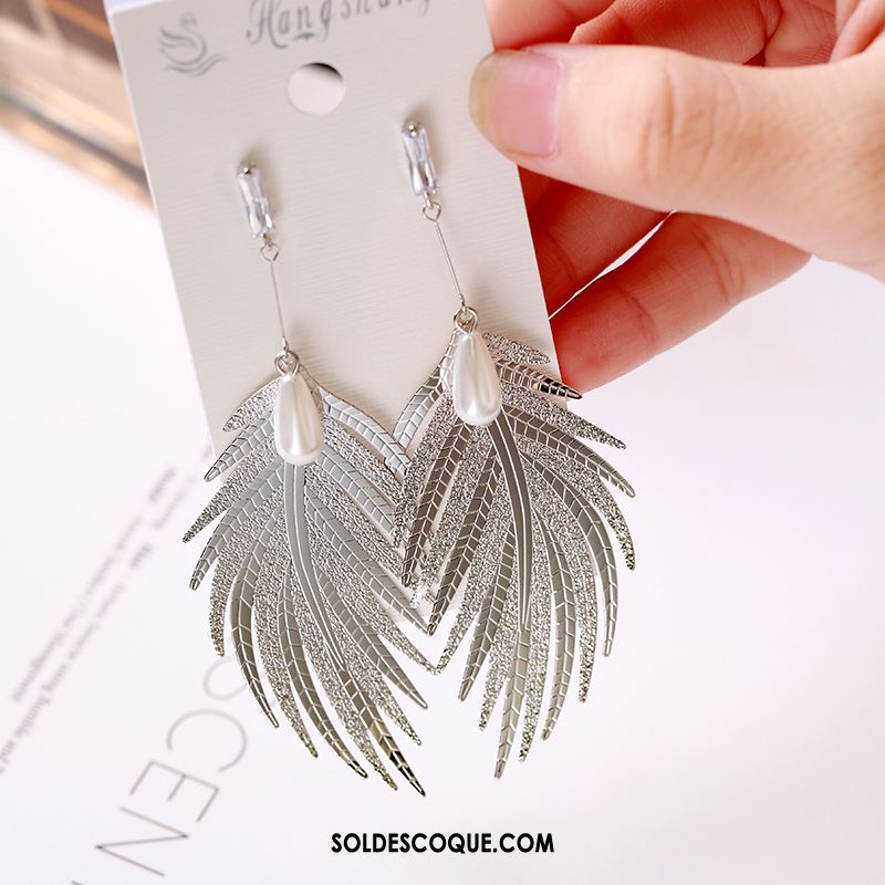 Boucles D'oreilles Femme Tempérament Accessoires Rouge Réseau Mode En Vente