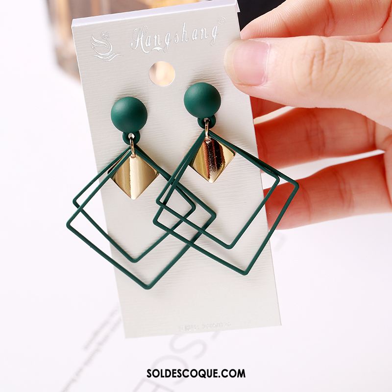 Boucles D'oreilles Femme Tempérament Accessoires Rouge Réseau Mode En Vente