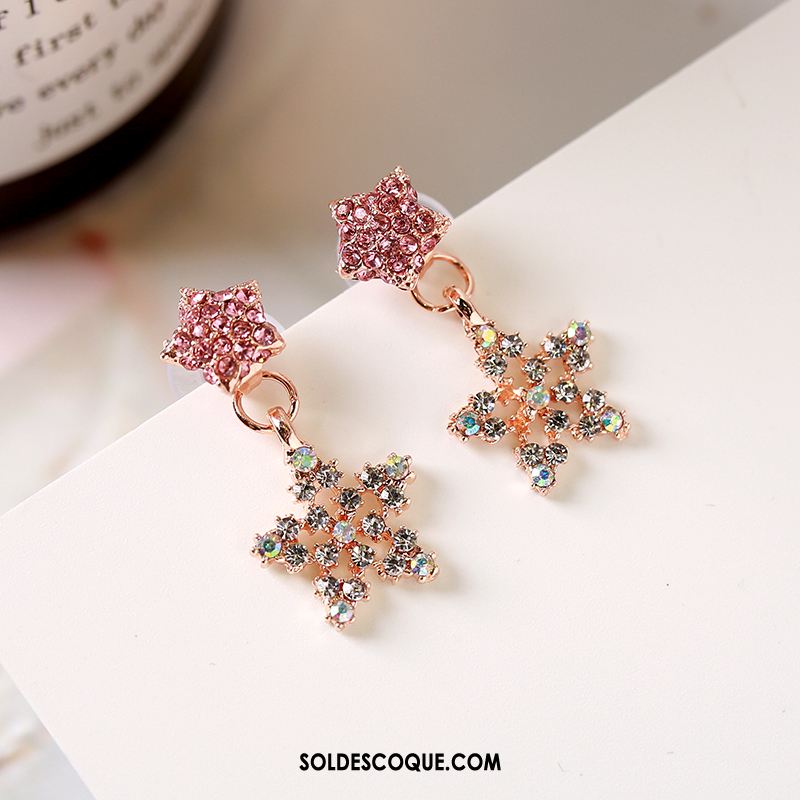 Boucles D'oreilles Femme Tempérament Accessoires Rouge Réseau Mode En Vente