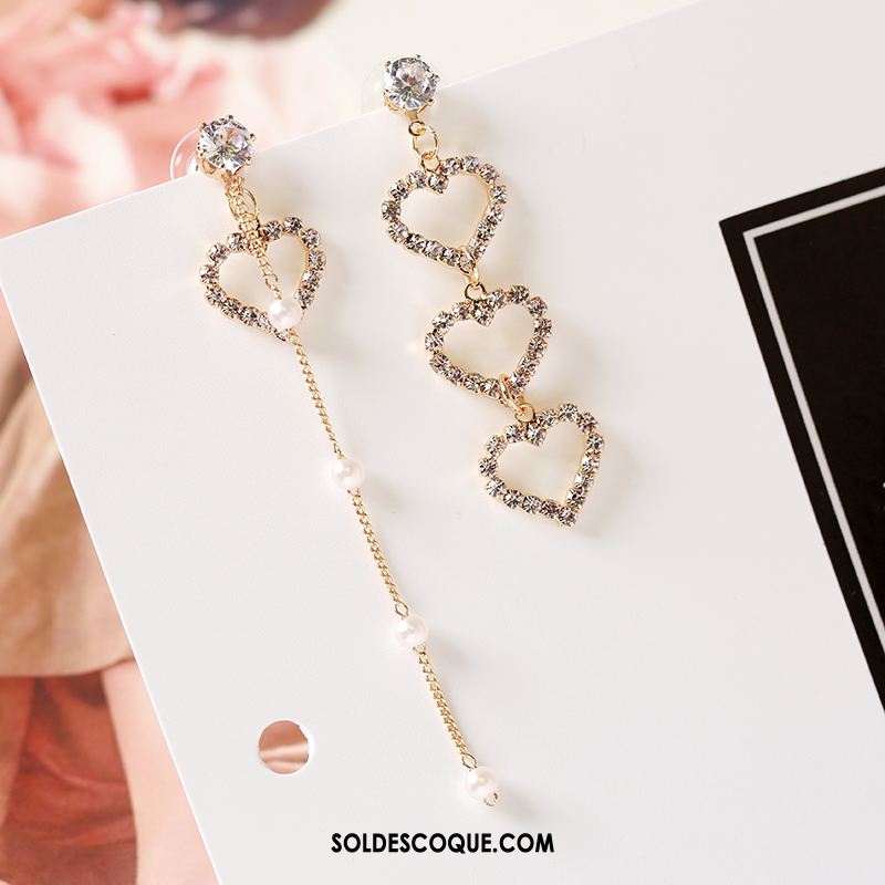 Boucles D'oreilles Femme Tempérament Accessoires Rouge Réseau Mode En Vente