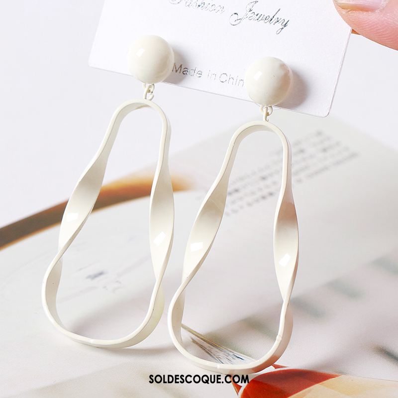 Boucles D'oreilles Femme Tempérament Accessoires Rouge Réseau Mode En Vente