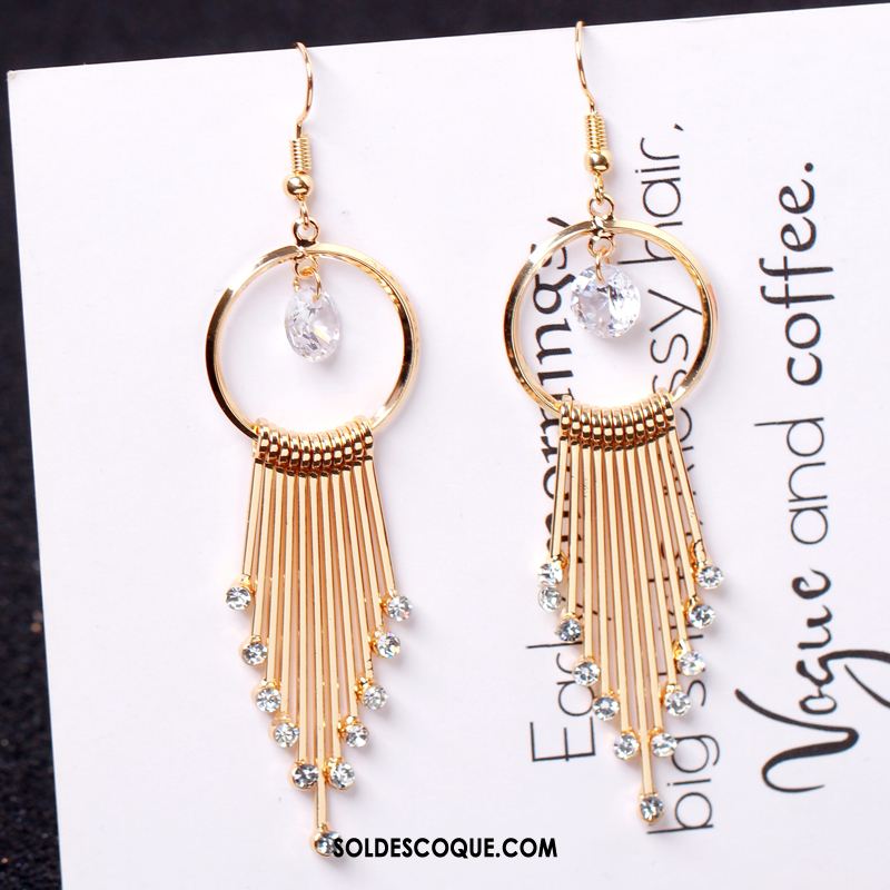 Boucles D'oreilles Femme Tempérament Accessoires Rouge Réseau Mode En Vente