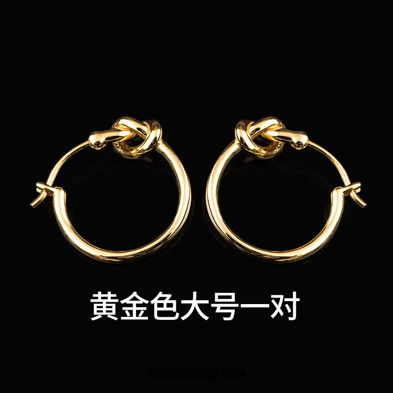 Boucles D'oreilles Femme Tempérament Style Tendance Grande Marque Argenté Pas Cher