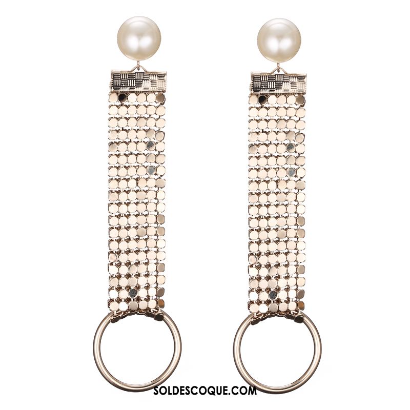 Boucles D'oreilles Femme Tendance Personnalité Accessoires Tempérament Longue Section En Vente