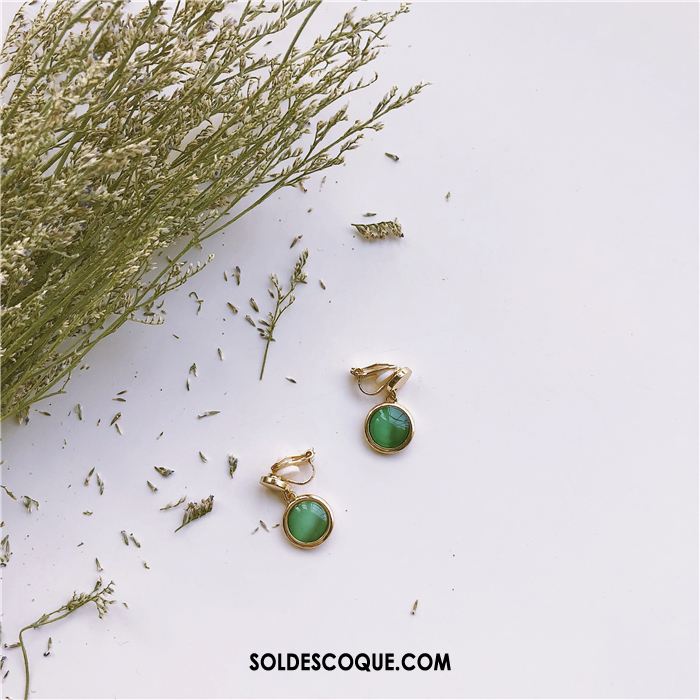 Boucles D'oreilles Femme Vert Original Sexy Tempérament En Vente