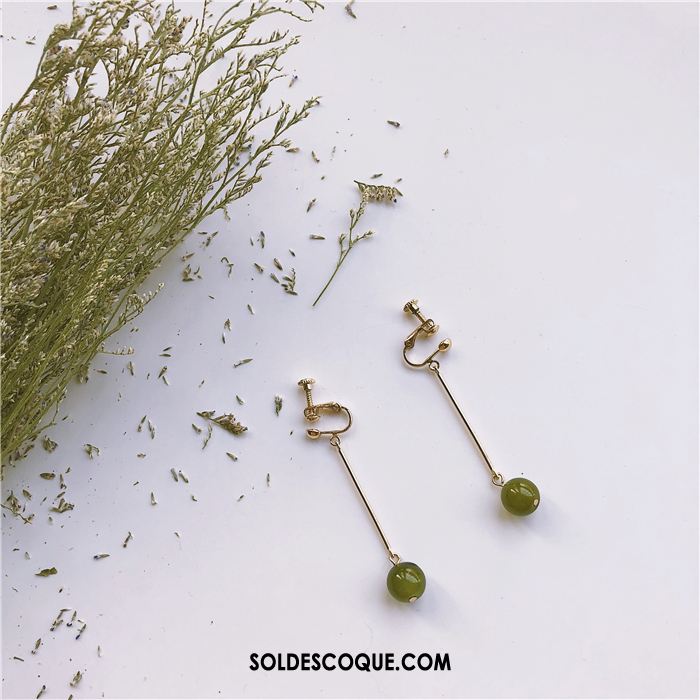 Boucles D'oreilles Femme Vert Original Sexy Tempérament En Vente