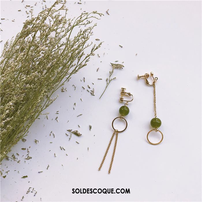 Boucles D'oreilles Femme Vert Original Sexy Tempérament En Vente