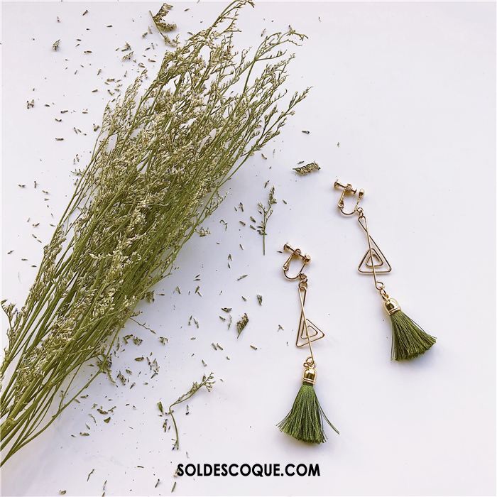 Boucles D'oreilles Femme Vert Original Sexy Tempérament En Vente