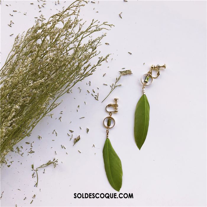 Boucles D'oreilles Femme Vert Original Sexy Tempérament En Vente