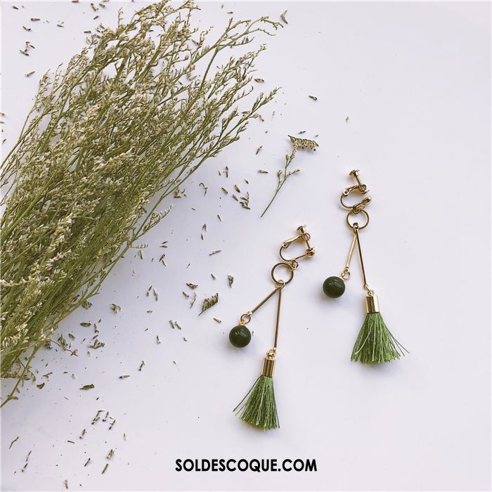 Boucles D'oreilles Femme Vert Original Sexy Tempérament En Vente