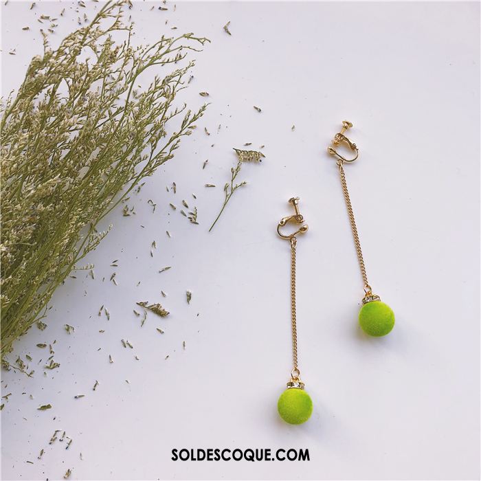 Boucles D'oreilles Femme Vert Original Sexy Tempérament En Vente