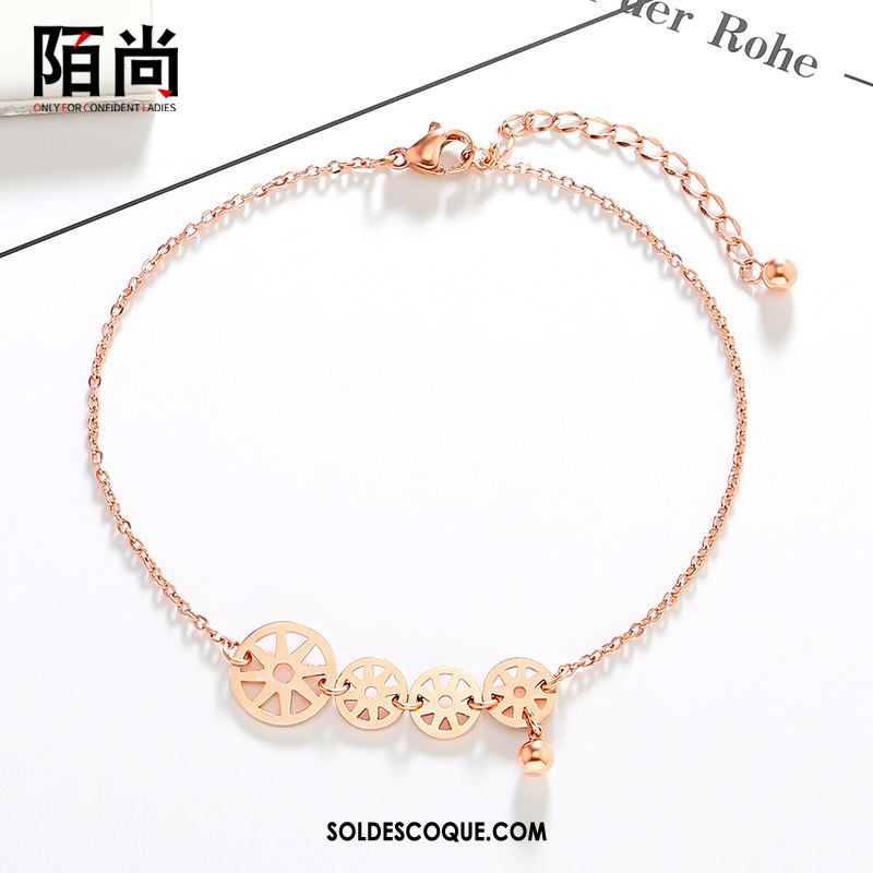 Bracelet De Cheville Femme Accessoires Cadeau Tassel Mode Rose Pas Cher