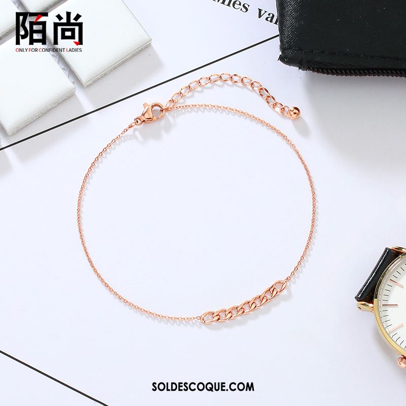 Bracelet De Cheville Femme Accessoires Cadeau Tassel Mode Rose Pas Cher