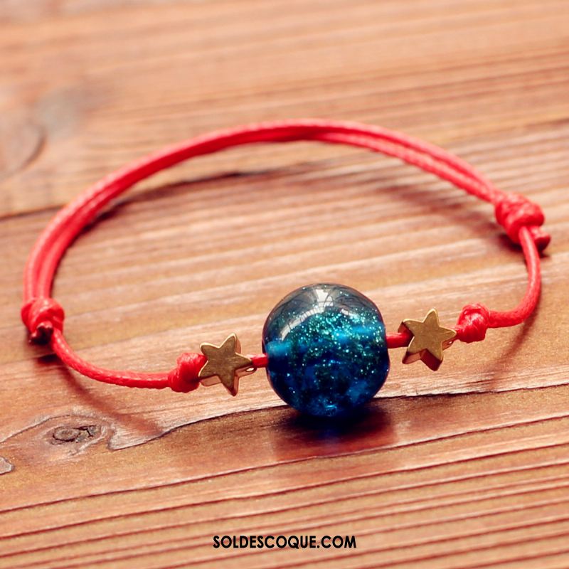 Bracelet De Cheville Femme Amoureux Étudiant Homme Bleu Mignonne Pas Cher