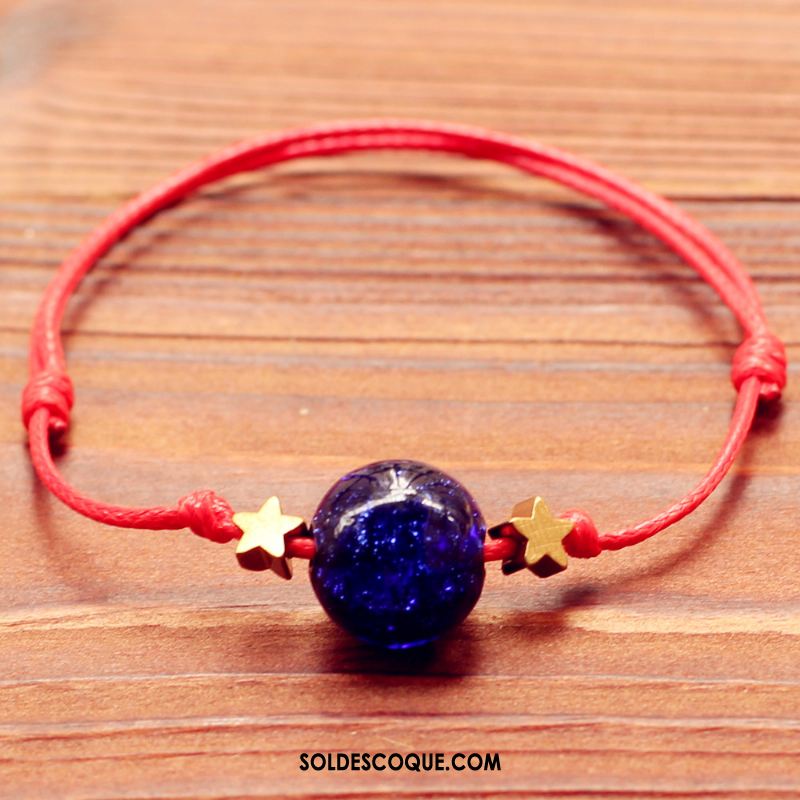 Bracelet De Cheville Femme Amoureux Étudiant Homme Bleu Mignonne Pas Cher