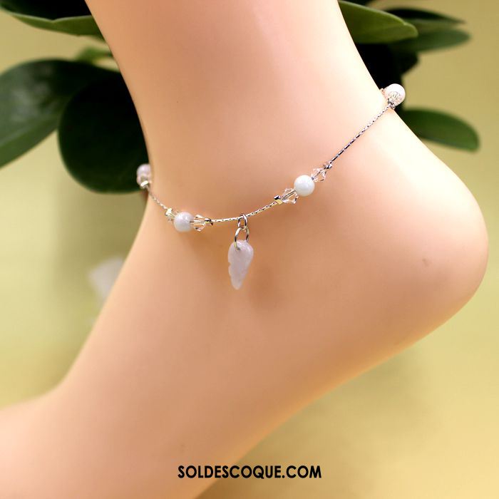 Bracelet De Cheville Femme Doux Argenté Simple Personnalité Tempérament En Vente