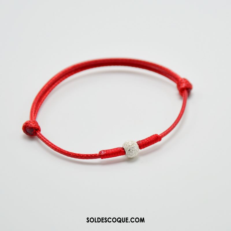 Bracelet De Cheville Femme Étudiant Bracelet Noir Rouge Pure France