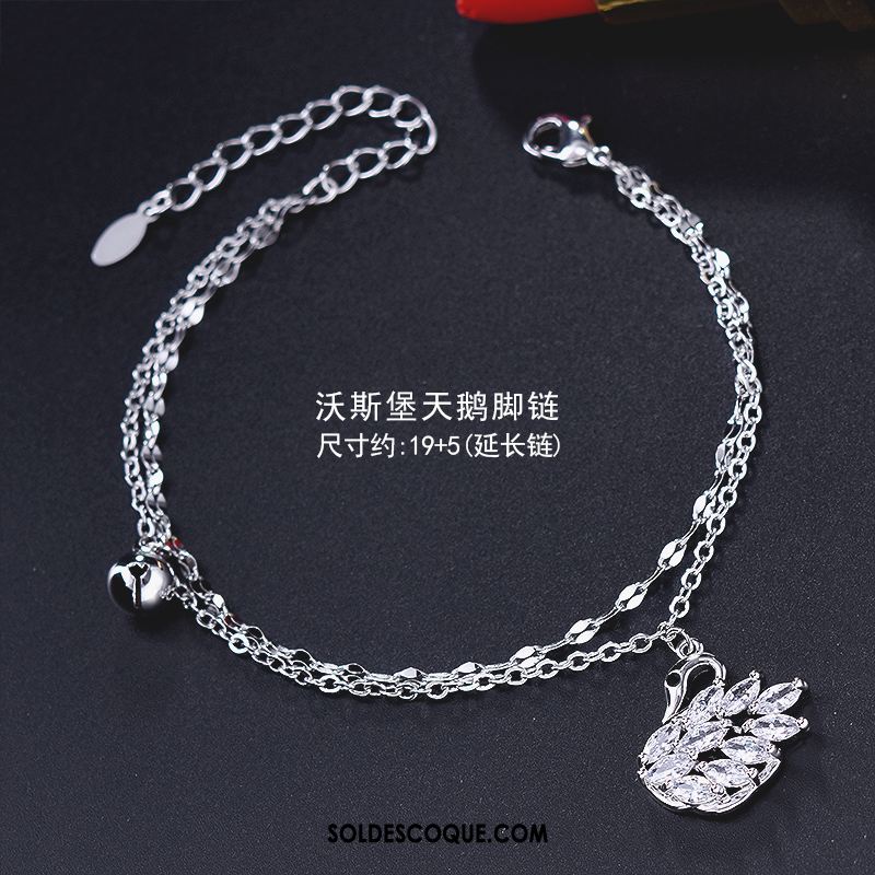 Bracelet De Cheville Femme Étudiant Cristal Simple Tendance Accessoires Pas Cher