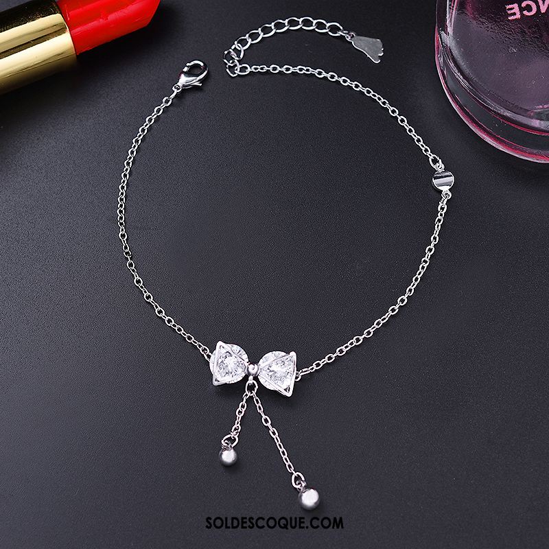 Bracelet De Cheville Femme Étudiant Cristal Simple Tendance Accessoires Pas Cher