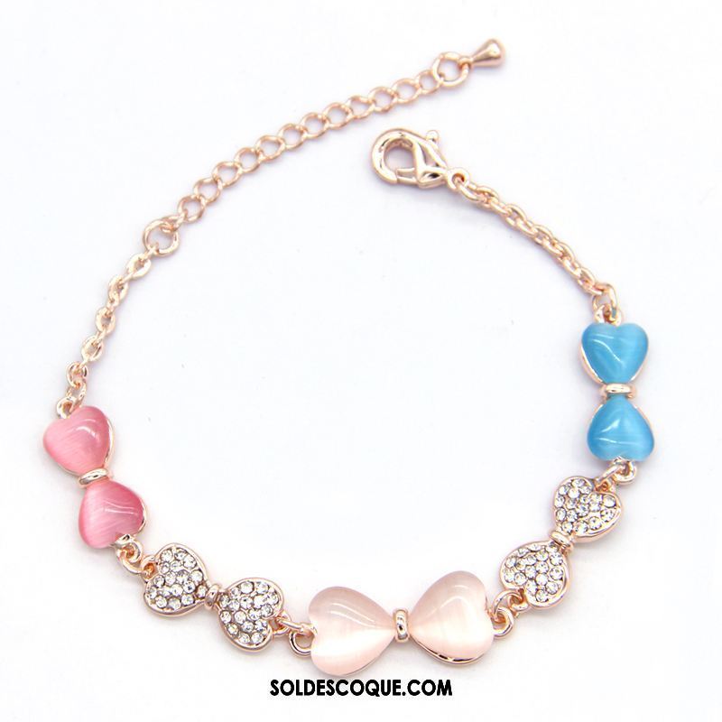 Bracelets Femme Bracelet Cadeau Accessoires Doux Rose Pas Cher