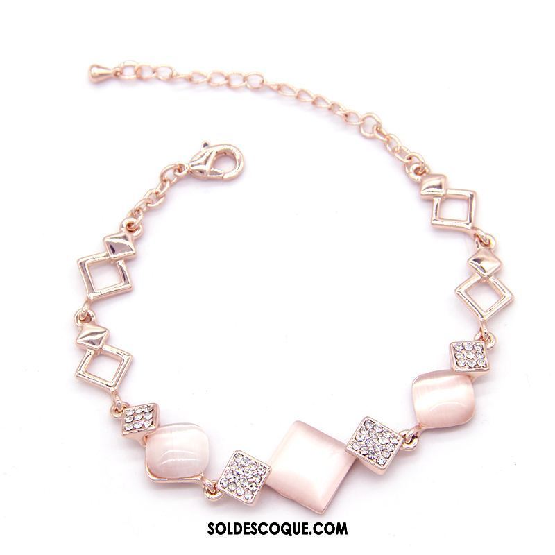 Bracelets Femme Bracelet Cadeau Accessoires Doux Rose Pas Cher