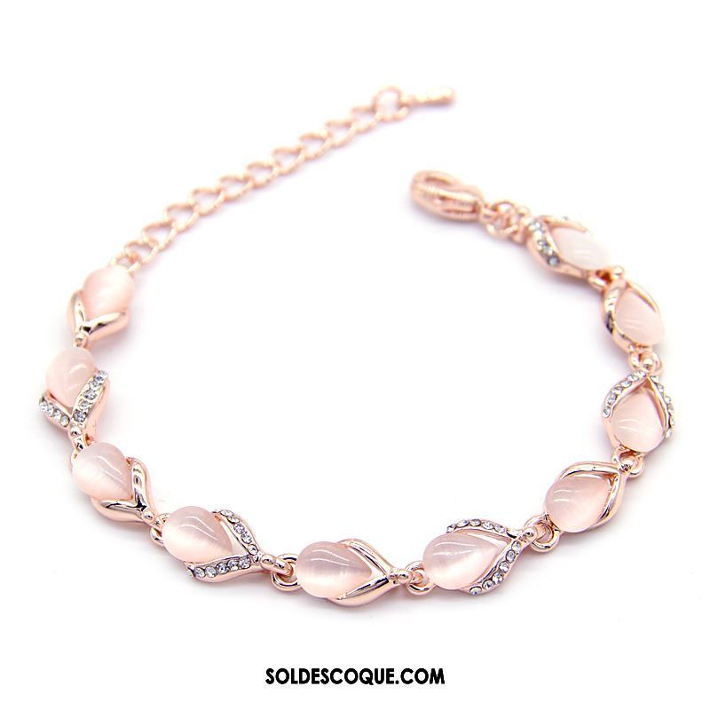 Bracelets Femme Bracelet Cadeau Accessoires Doux Rose Pas Cher