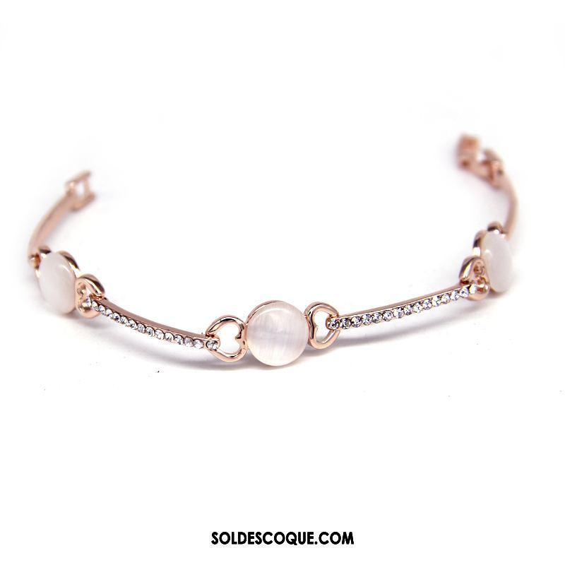 Bracelets Femme Bracelet Cadeau Accessoires Doux Rose Pas Cher