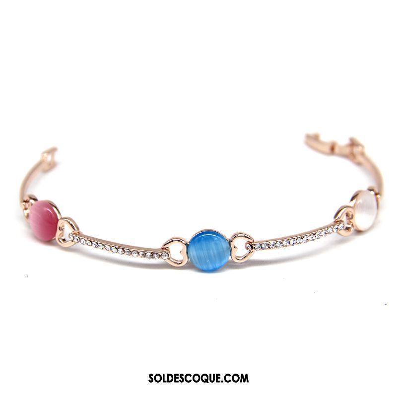 Bracelets Femme Bracelet Cadeau Accessoires Doux Rose Pas Cher