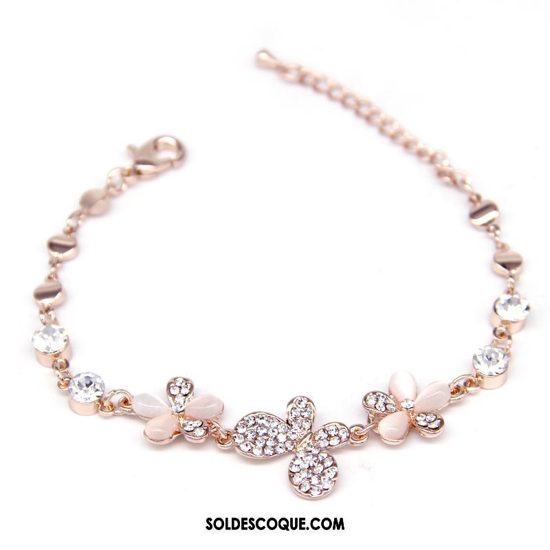 Bracelets Femme Bracelet Cadeau Accessoires Doux Rose Pas Cher