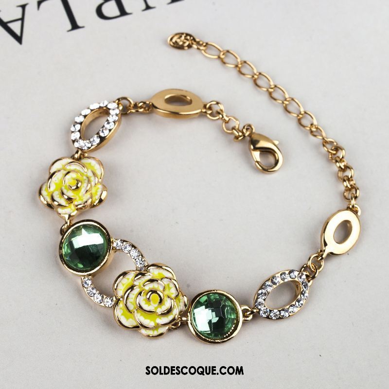 Bracelets Femme Bracelet Cristal Étudiant Vert Nouveau En Vente