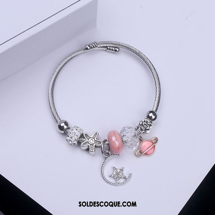 Bracelets Femme Chat Petit Bracelet Rose Accessoires Soldes