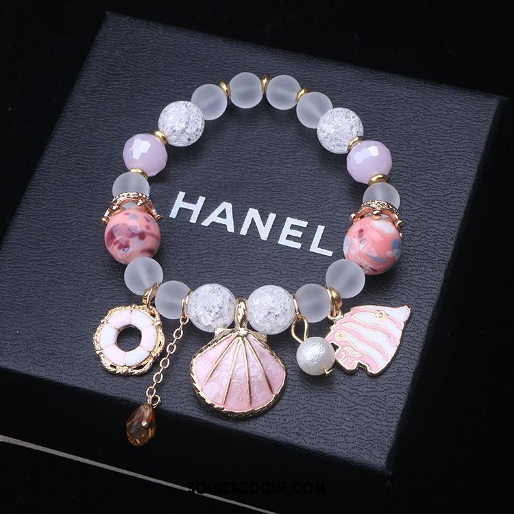 Bracelets Femme Chat Petit Bracelet Rose Accessoires Soldes