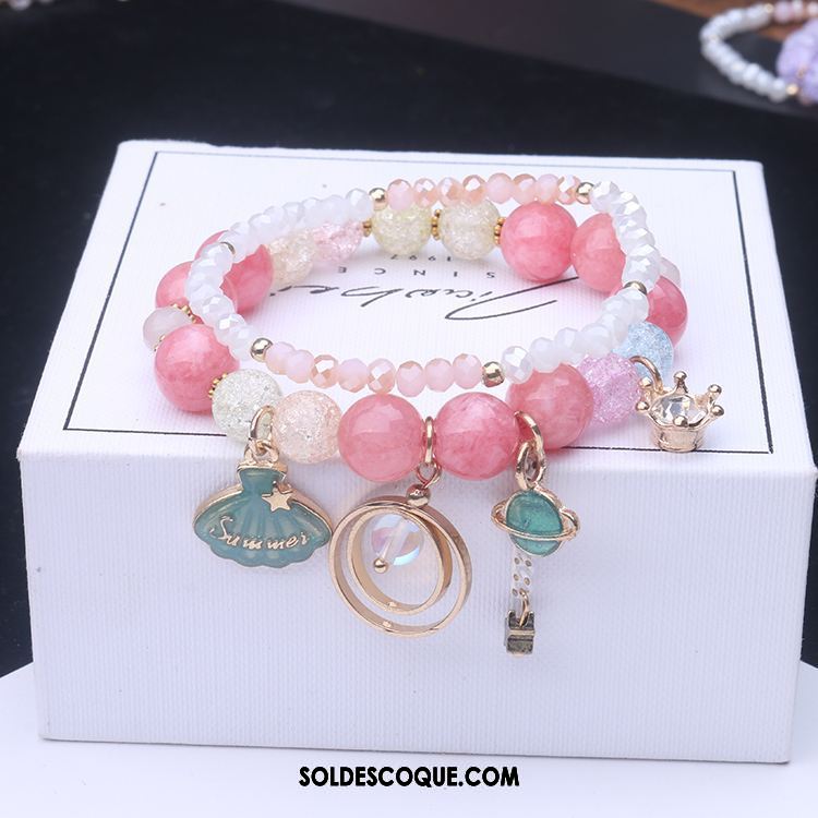 Bracelets Femme Chat Petit Bracelet Rose Accessoires Soldes