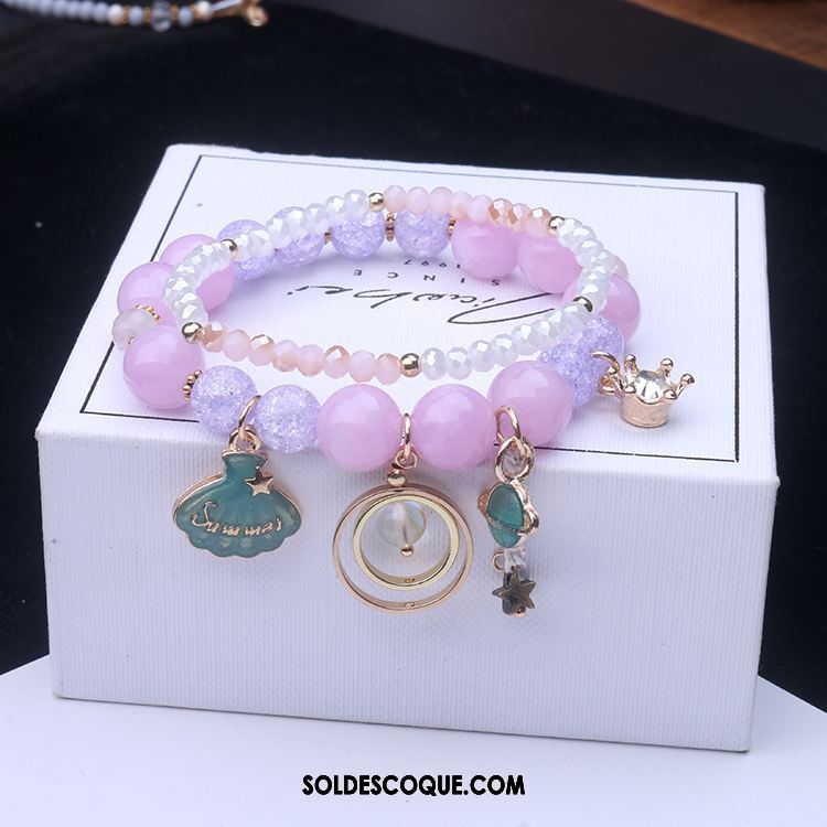 Bracelets Femme Chat Petit Bracelet Rose Accessoires Soldes