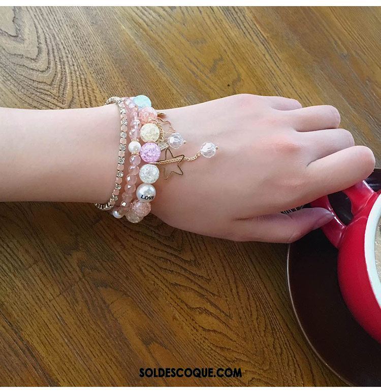 Bracelets Femme Chat Petit Bracelet Rose Accessoires Soldes