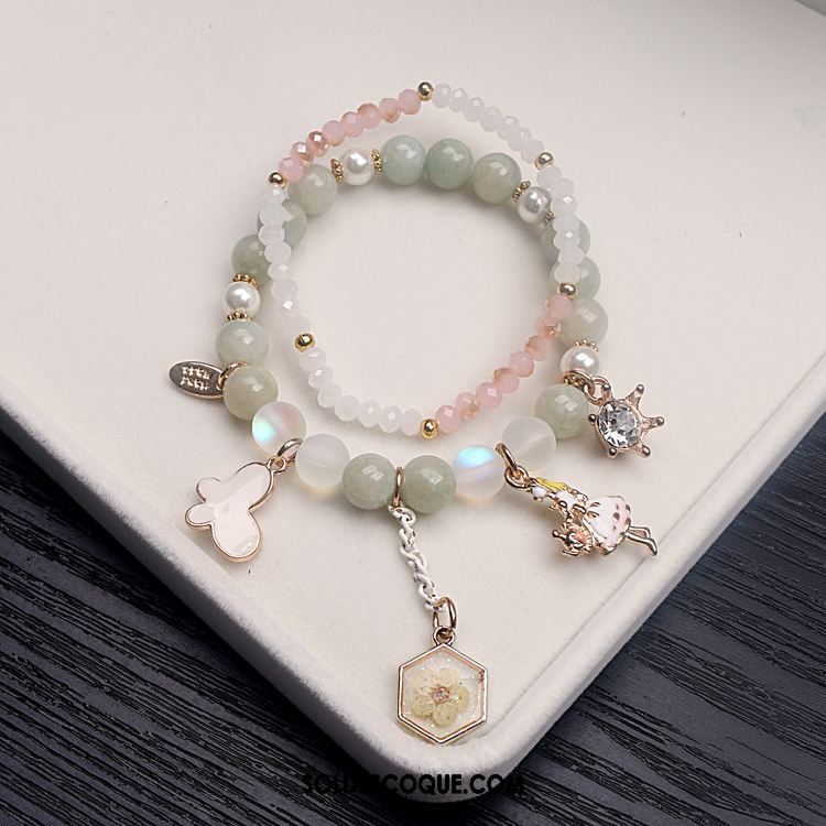 Bracelets Femme Chat Petit Bracelet Rose Accessoires Soldes