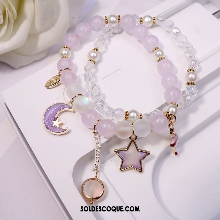 Bracelets Femme Chat Petit Bracelet Rose Accessoires Soldes