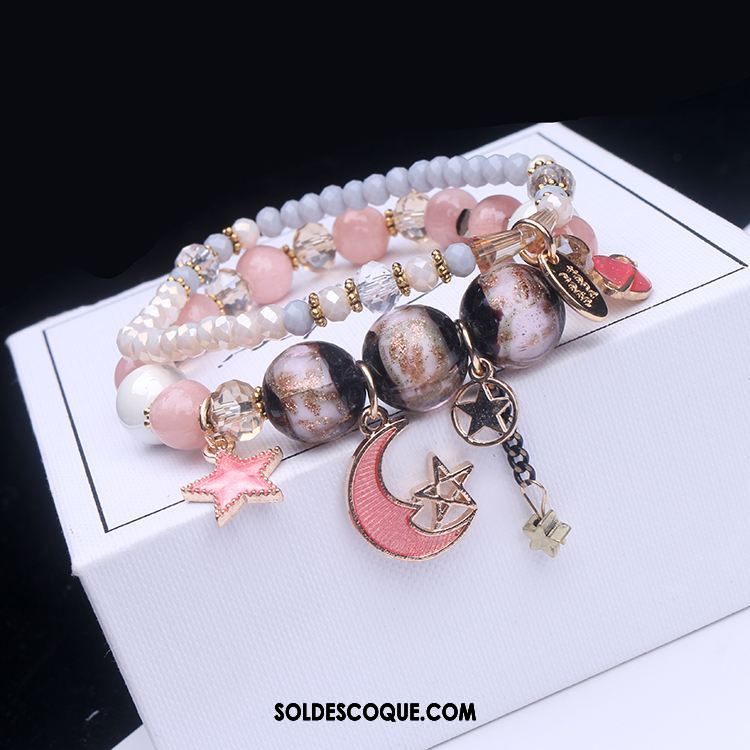 Bracelets Femme Chat Petit Bracelet Rose Accessoires Soldes