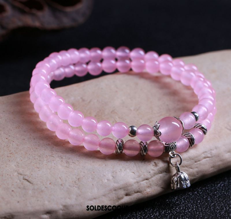 Bracelets Femme Cristal Violet Accessoires Étudiant Poudre France