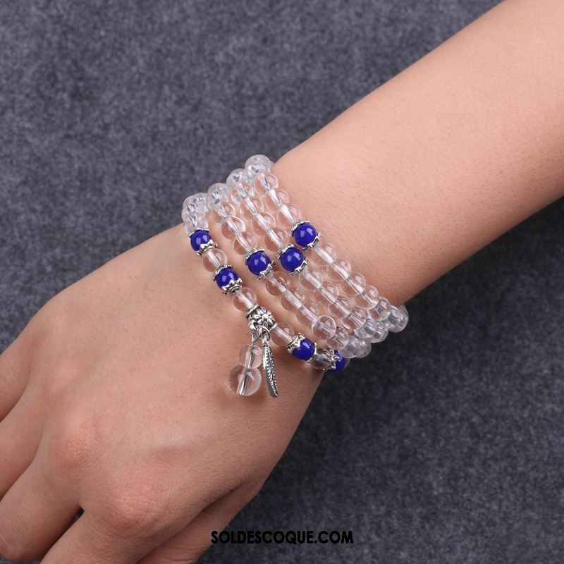 Bracelets Femme Cristal Violet Accessoires Étudiant Poudre France