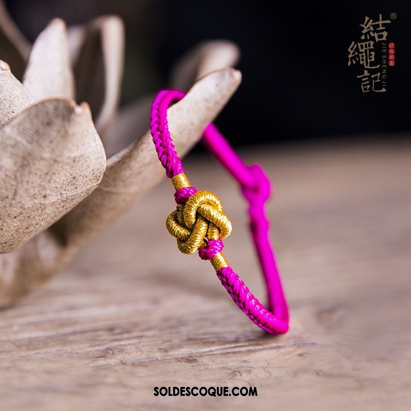 Bracelets Femme Homme Amoureux Manuel Rouge Bracelet En Vente