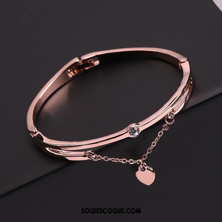 Bracelets Femme Mode Étudiant Bracelet Pierres De Strass All-match Soldes