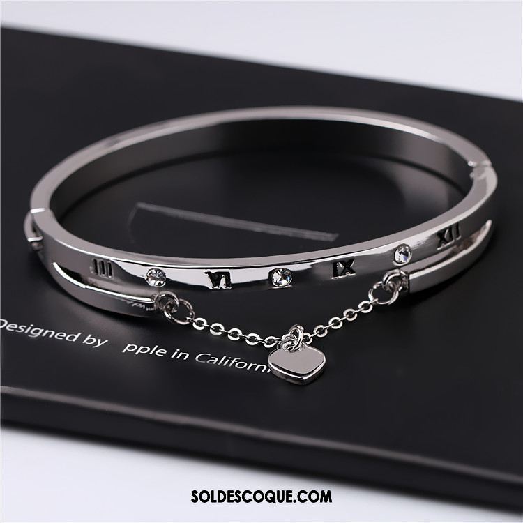 Bracelets Femme Mode Étudiant Bracelet Pierres De Strass All-match Soldes