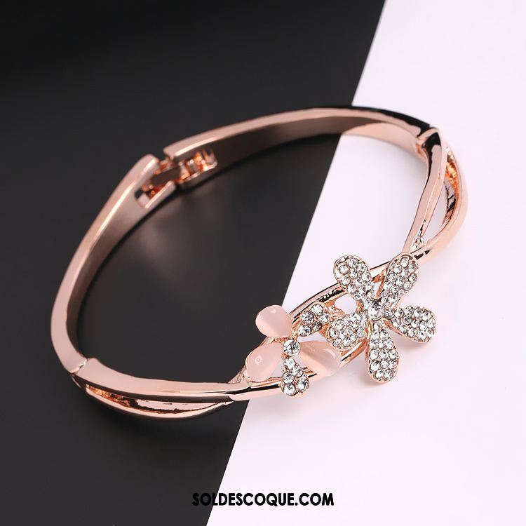 Bracelets Femme Mode Étudiant Bracelet Pierres De Strass All-match Soldes