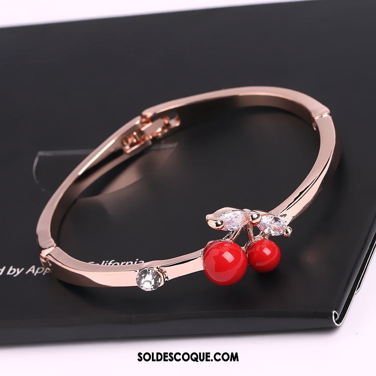 Bracelets Femme Mode Étudiant Bracelet Pierres De Strass All-match Soldes