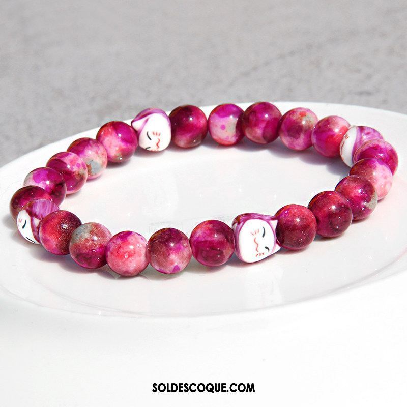 Bracelets Femme Multicouche Violet Accessoires Mode All-match En Vente