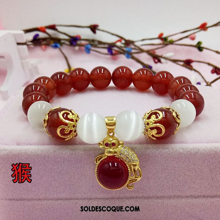 Bracelets Femme Pendentif Bracelet Rouge Naturel En Vente