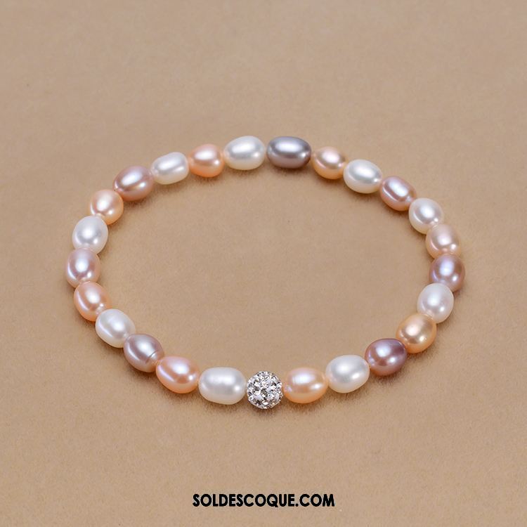 Bracelets Femme Perle Élastique Pierres De Strass Bracelet Simple En Ligne